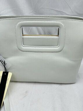 My Best Bag Firenze Viktoria Convertible Clutch Crossbody Bag Leather White